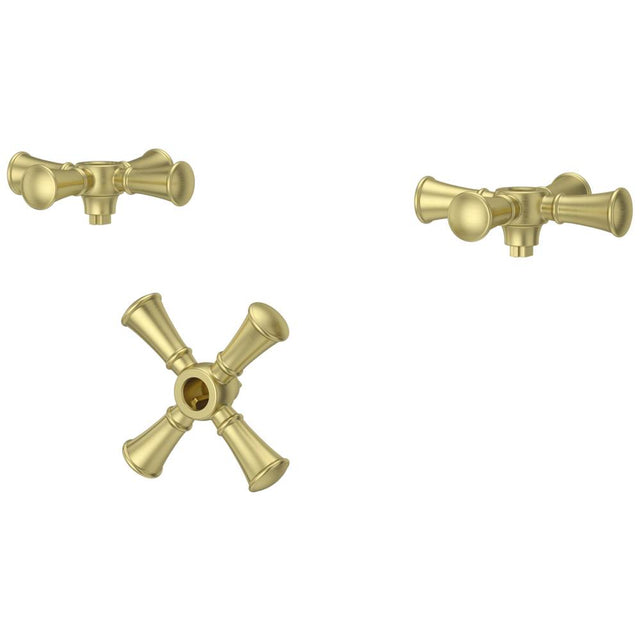 Pfister - Tisbury Optional Cross Handles - Tub Filler  in Brushed Gold - Brushed Gold
