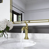 Tisbury Single Handle Lavatory Faucet in Brushed Gold