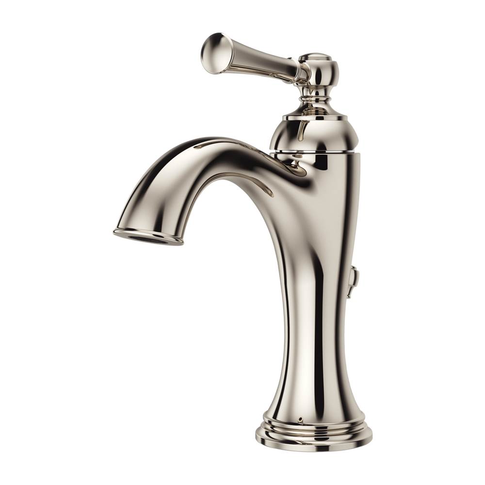 Pfister - Tisbury Single Control 4'' Centerset Bathroom Faucet in Polished Nickel - Polished Nickel
