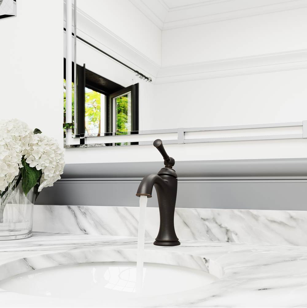 Tisbury Single Handle Lavatory Faucet in Brushed Gold