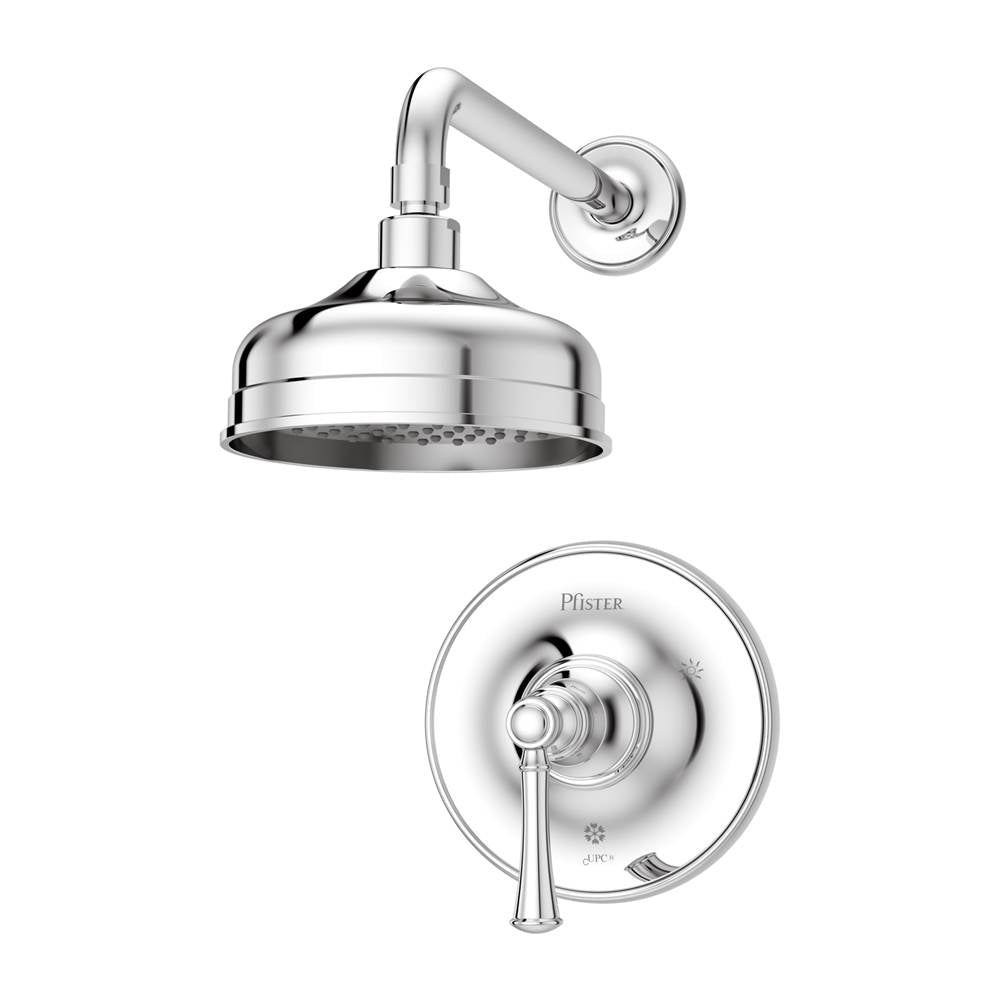 Pfister - Tisbury 1-Handle Shower Only Trim in Polished Chrome - Polished Chrome