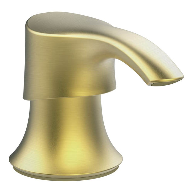 Pfister - Pfister Transitional Round Soap Dispenser with SoloTiltE in Brushed Gold - Brushed Gold