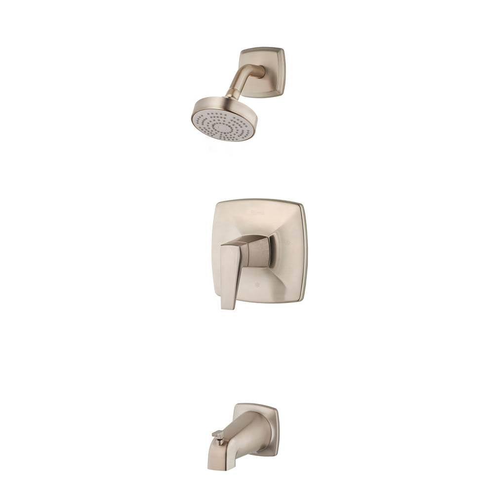 Pfister - Arkitek 1-Handle Tub & Shower Trim in Brushed Nickel - Brushed Nickel