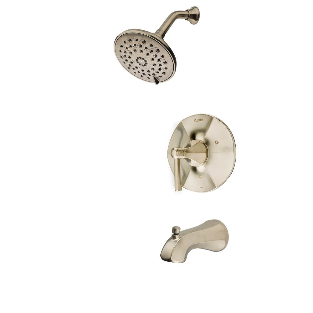 Pfister - Arterra 1-Handle Tub & Shower Trim in Brushed Nickel - Brushed Nickel