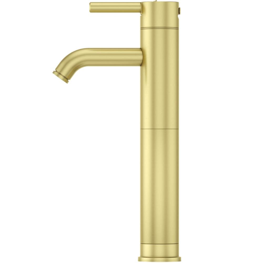Contempra Single Control Vessel Bathroom Faucet in Brushed Gold