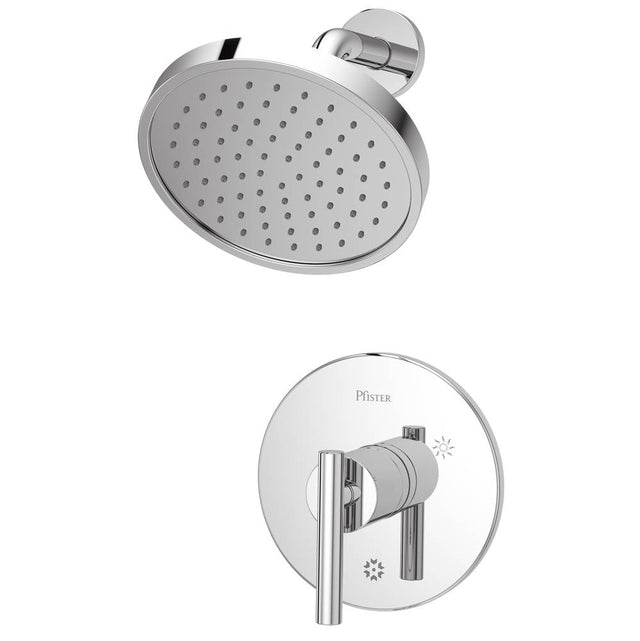 Pfister - Contempra 1-Handle Shower Only Trim Kit in Polished Chrome - Polished Chrome