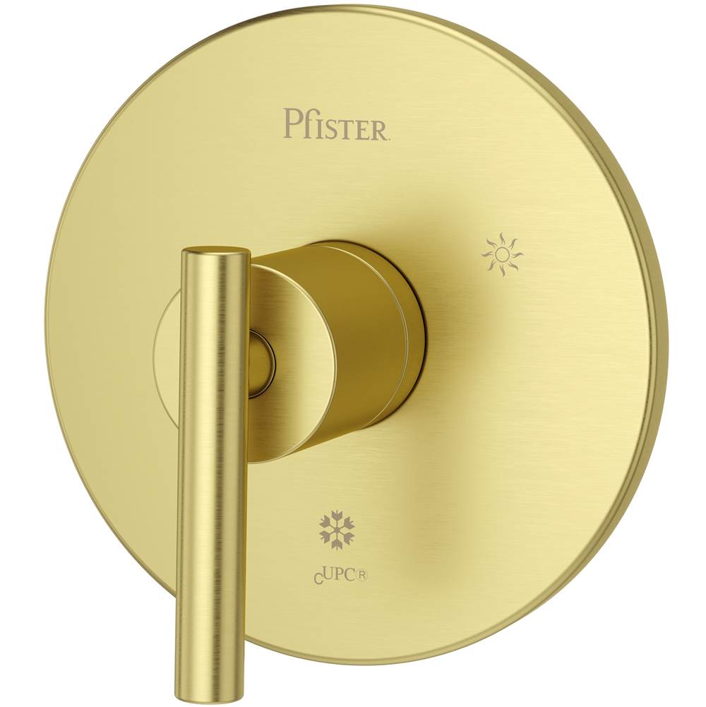 Pfister - Contempra 1-Handle Tub & Shower Valve Only Trim in Brushed Gold - Brushed Gold