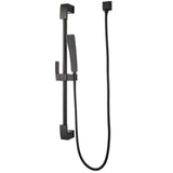 Pfister - Kenzo Adjustable Slidebar Handheld Shower Kit in Matte Black - Matte Black