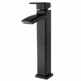 Pfister - Kenzo Single Control Vessel Bathroom Faucet in Matte Black - Matte Black