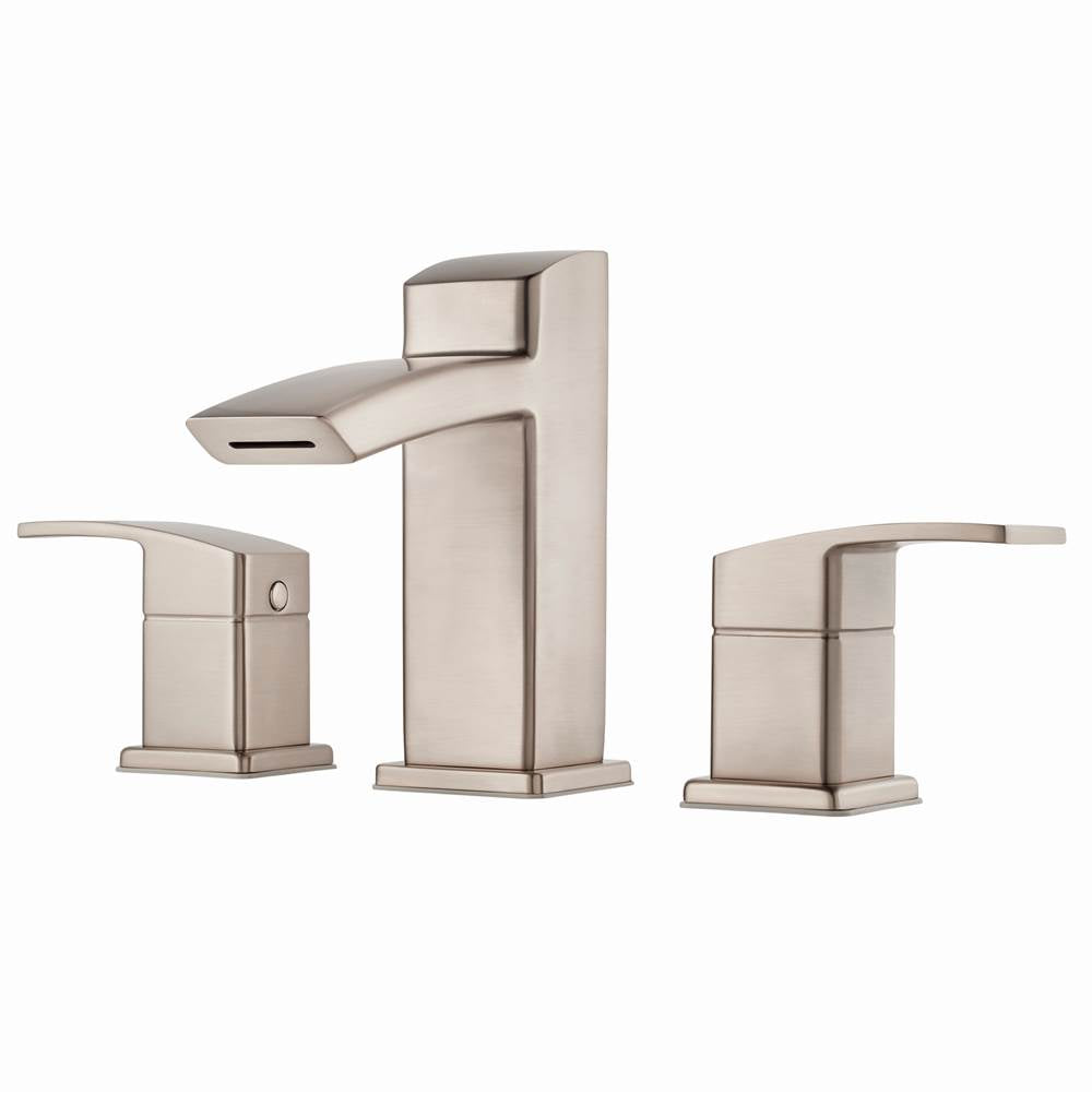 Pfister - Kenzo 2-Handle 8'' Widespread Bathroom Faucet in Brushed Nickel - Brushed Nickel