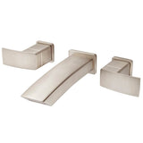 Pfister - Kenzo 2-Handle 8'' Wallmount Bathroom Faucet in Brushed Nickel - Brushed Nickel