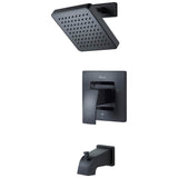 Pfister - Kenzo 1-Handle Tub & Shower Trim Kit in Matte Black - Matte Black