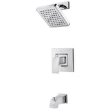 Pfister - Kenzo 1-Handle Tub & Shower Trim Kit in Polished Chrome - Polished Chrome
