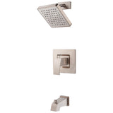 Pfister - Kenzo 1-Handle Tub & Shower Trim Kit in Brushed Nickel - Brushed Nickel
