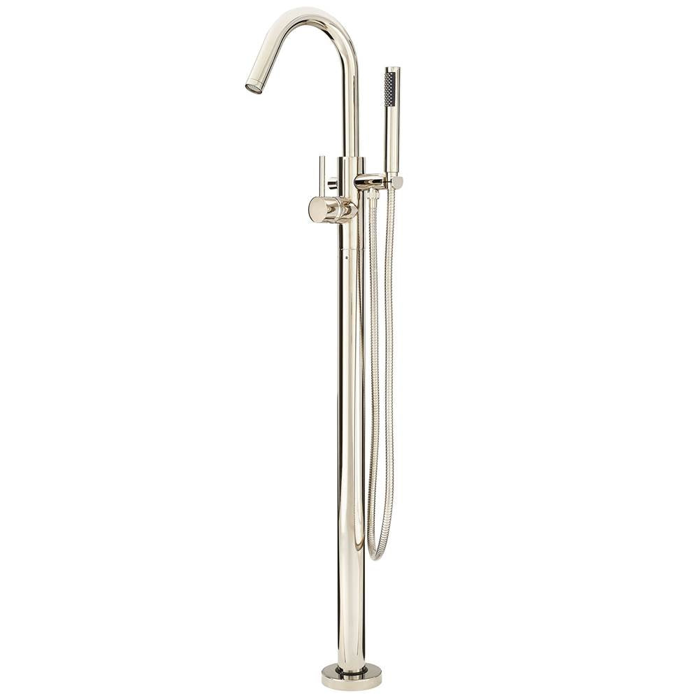 Pfister - Modern Freestanding Roman Tub Trim Kit w/Handshower in Polished Nickel - Polished Nickel