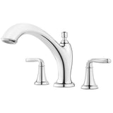 Pfister - Northcott 2-Handle Roman Tub Trim in Polished Chrome - Polished Chrome