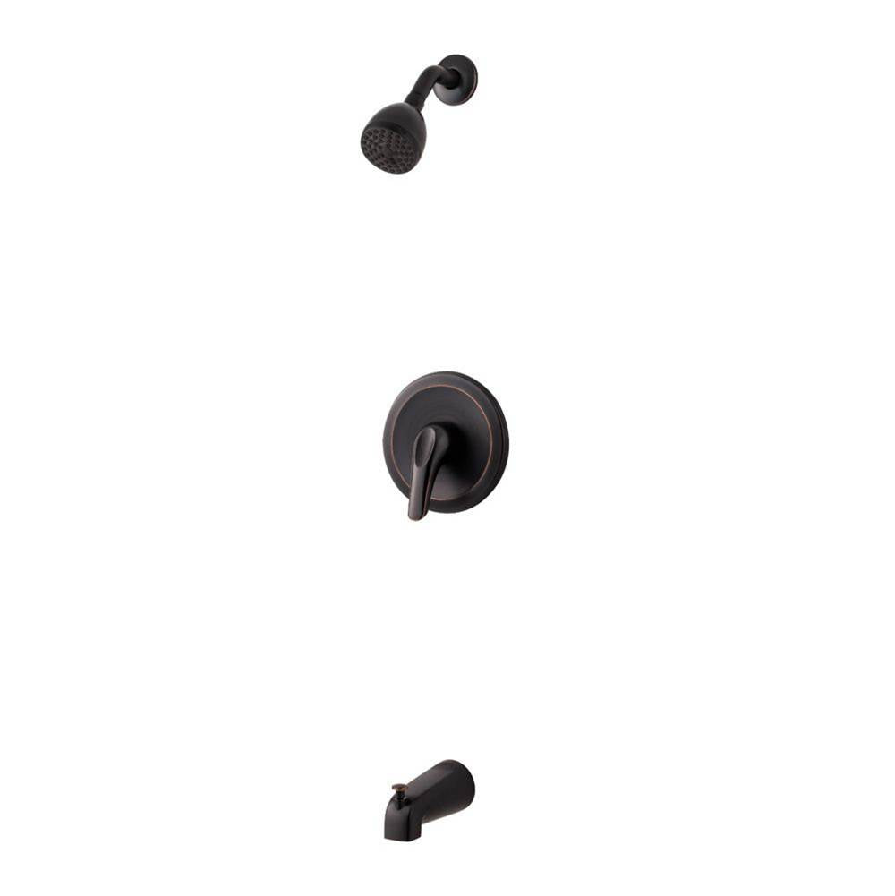 Pfister - Pfirst Series 1-Handle Tub/Shower Trim Kit in Tuscan Bronze - Tuscan Bronze