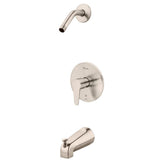 Pfister - Pfirst Modern 1-Handle Tub & Shower, Trim Only Less Showerhead in Brushed Nickel - Brushed Nickel