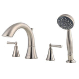 Pfister - Saxton Roman Tub Trim Kit w/Handshower in Brushed Nickel - Brushed Nickel