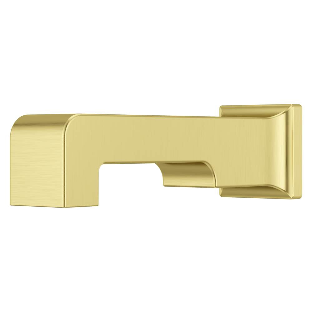 Pfister - Verve Tub Spout without Diverter in Brushed Gold - Brushed Gold