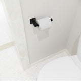 Verve Toilet Paper Holder in Matte Black