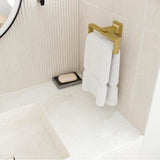 Verve Towel Ring in Matte Black