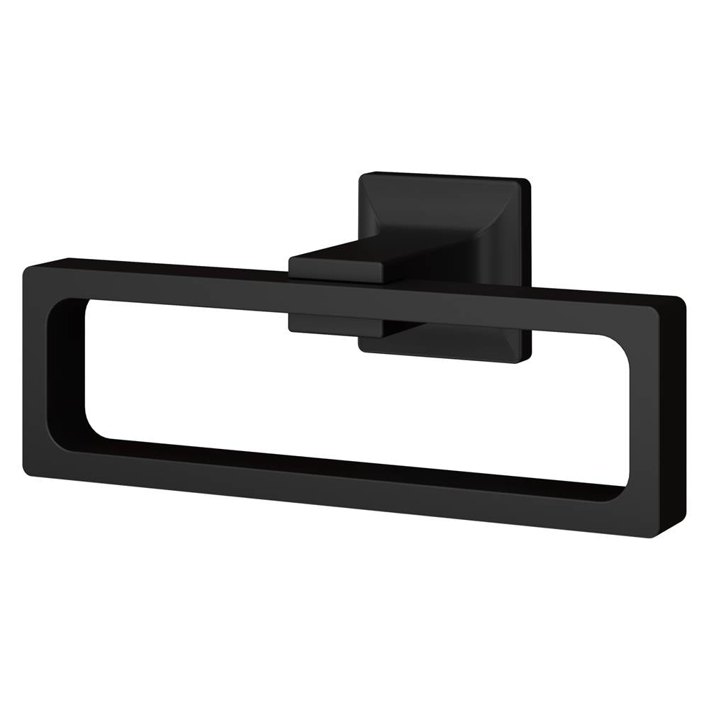 Pfister - Verve Towel Ring in Matte Black - Matte Black