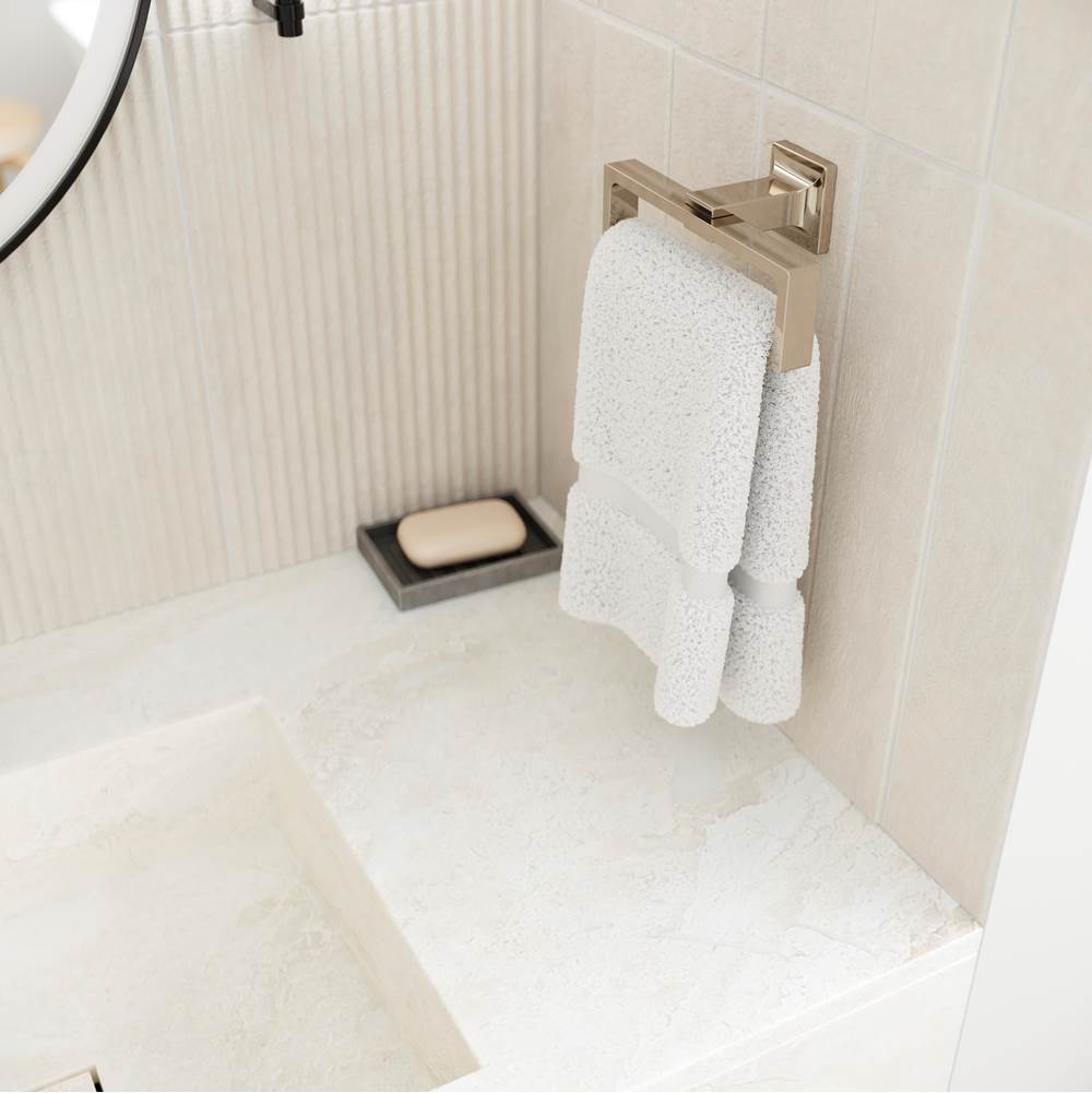Verve Towel Ring in Matte Black