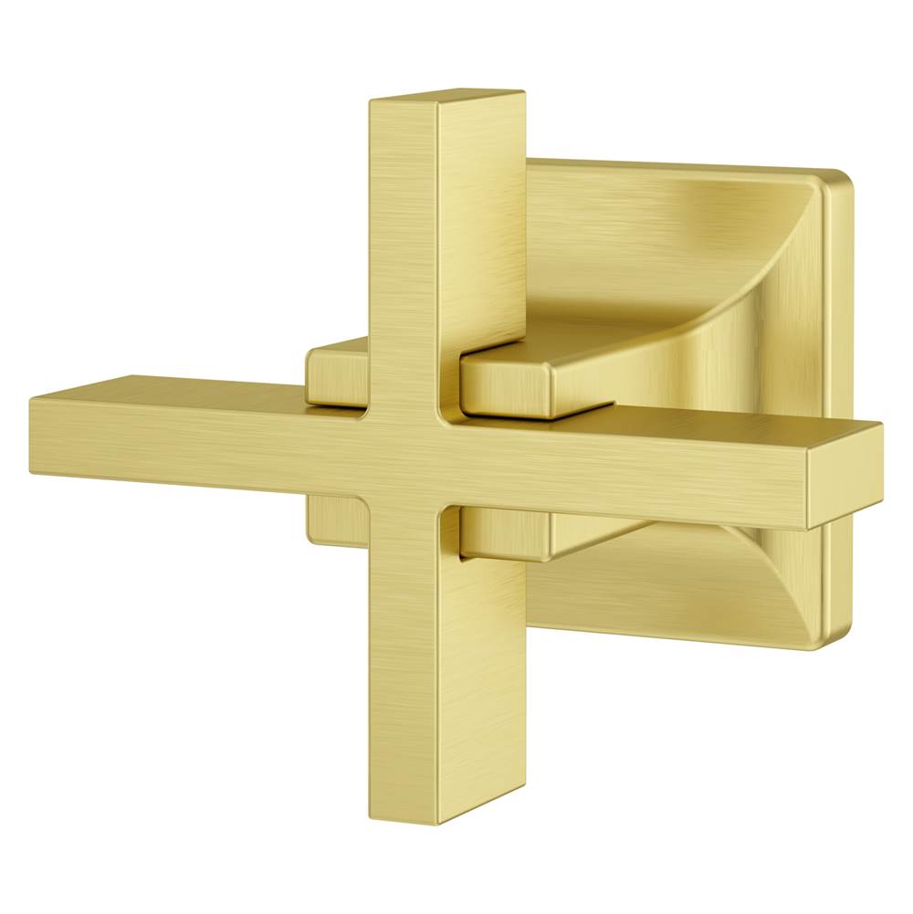 Pfister - Verve Cross Robe Hook in Brushed Gold - Brushed Gold