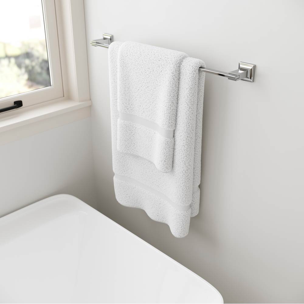 Verve 24 in. Towel Bar in Matte Black