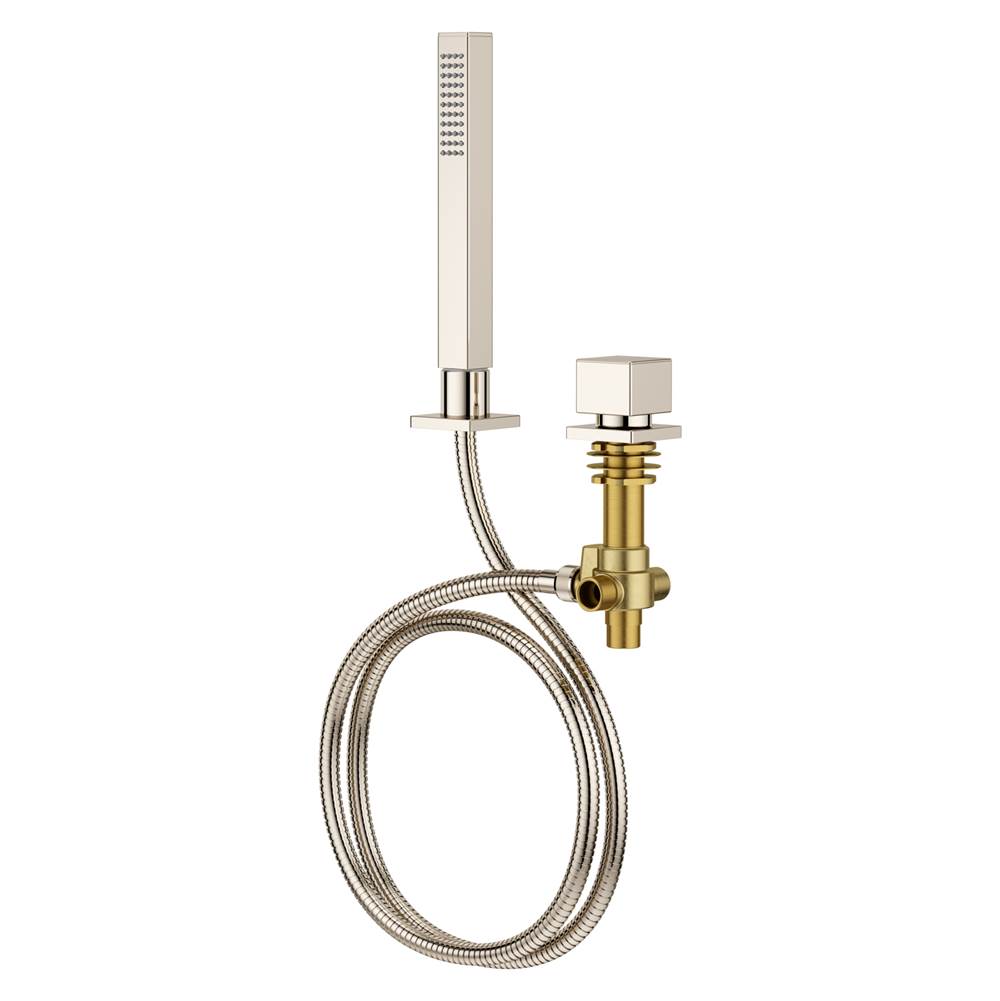 Pfister - Verve Roman Tub Handshower with Diverter in Polished Nickel - Polished Nickel