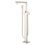 Pfister - Verve Free Standing Tub Filler without Handles in Polished Nickel - Polished Nickel