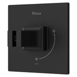 Pfister - Verve Diverter Valve Only Trim without Handles in Matte Black - Matte Black