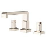 Pfister - Verve 2-Handle Deck Mounted Roman Tub Trim without Handles in Polished Nickel - Polished Nickel