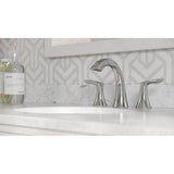 Weller 2-Handle 8 in. Widespread Bathroom Faucet in Matte Black