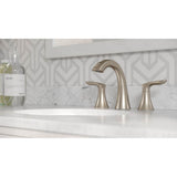 Weller 2-Handle 8 in. Widespread Bathroom Faucet in Matte Black