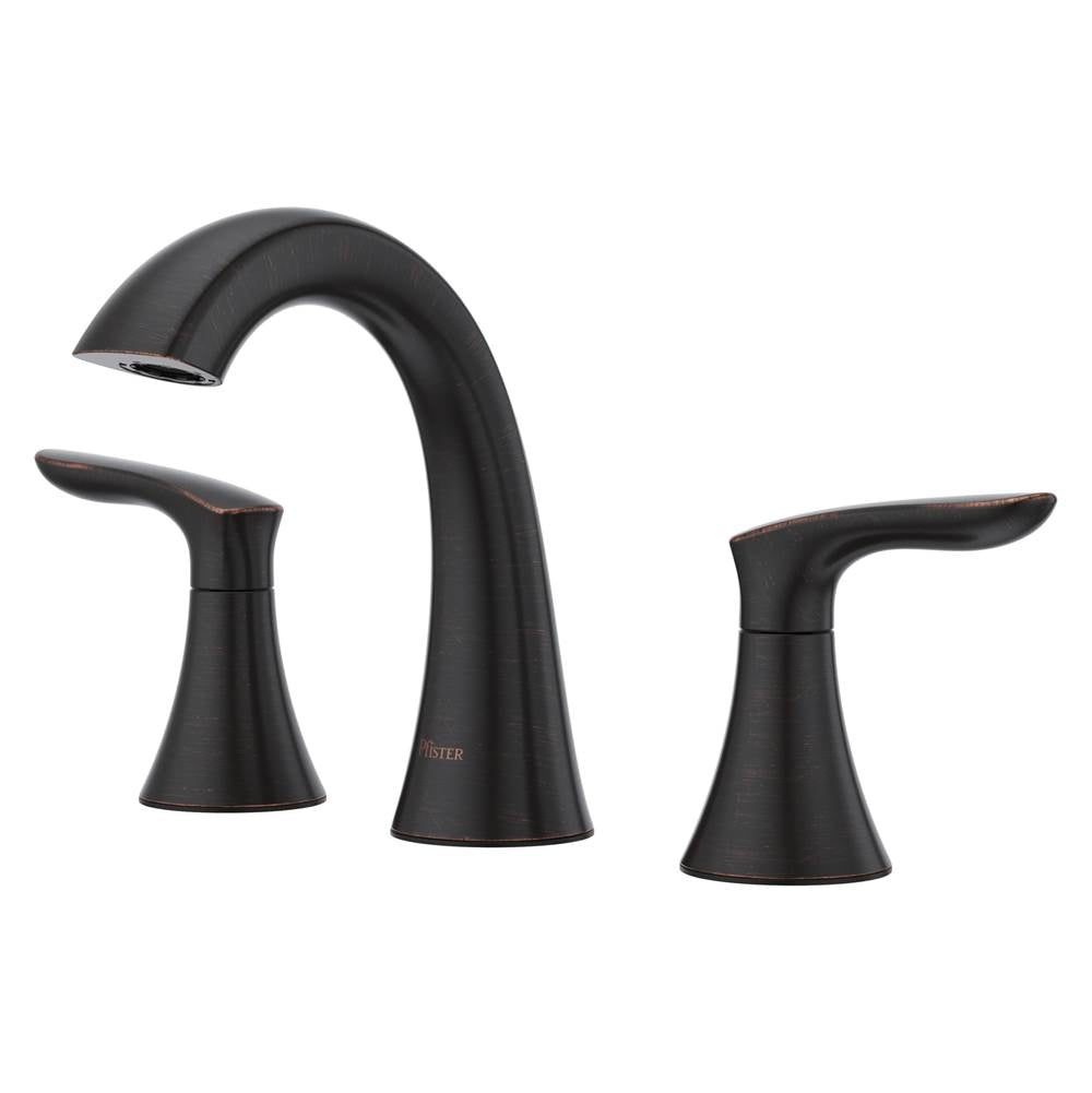 Pfister - Weller 2-Handle 8 in. Widespread Bathroom Faucet in Tuscan Bronze - Tuscan Bronze