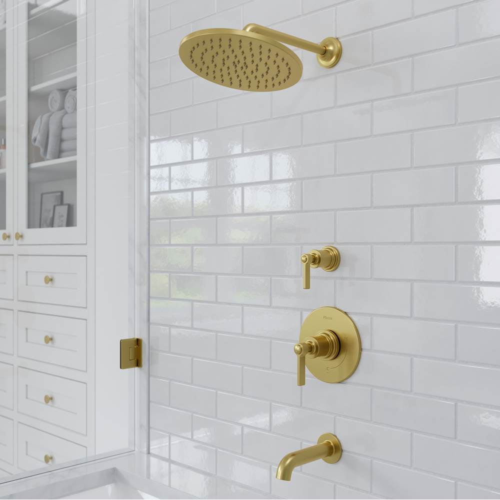Winter Park Diverter Trim in Brushed Gold