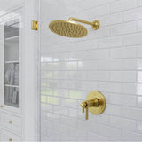 Winter Park Thermostatic  Diverter Trim Kit in Brushed Gold