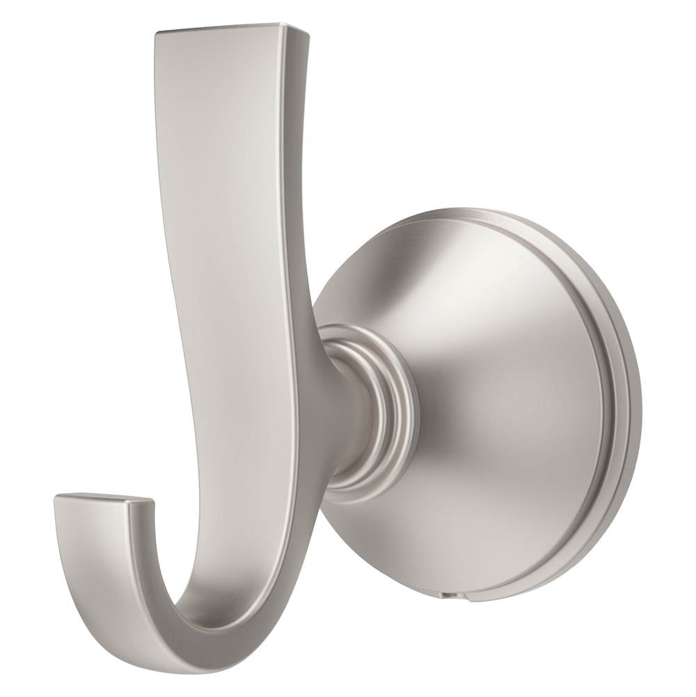 Pfister - Woodbury Robe Hook in Spot Defense Brushed Nickel - Spot Defense Brushed Nickel
