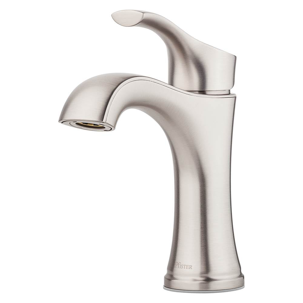 Pfister - Woodbury Single-Control Bathroom Faucet in Spot Defense Brushed Nickel - Spot Defense Brushed Nickel
