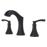 Pfister - Woodbury 2-Handle 8'' Widespread Bathroom Faucet in  Tuscan Bronze - Tuscan Bronze