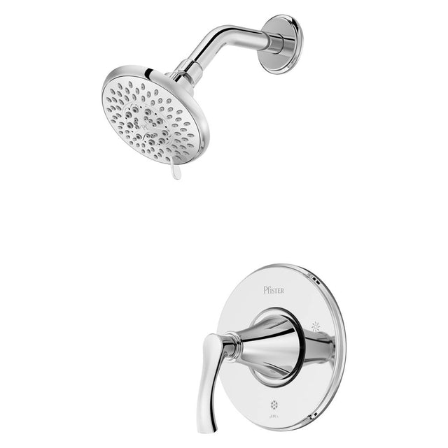 Pfister - Woodbury 1-Handle Shower Only Trim Kit in Polished Chrome - Polished Chrome