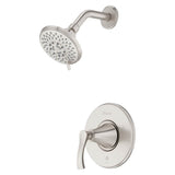 Pfister - Woodbury 1-Handle Shower Only Trim Kit in Spot Defense Brushed Nickel - Spot Defense Brushed Nickel