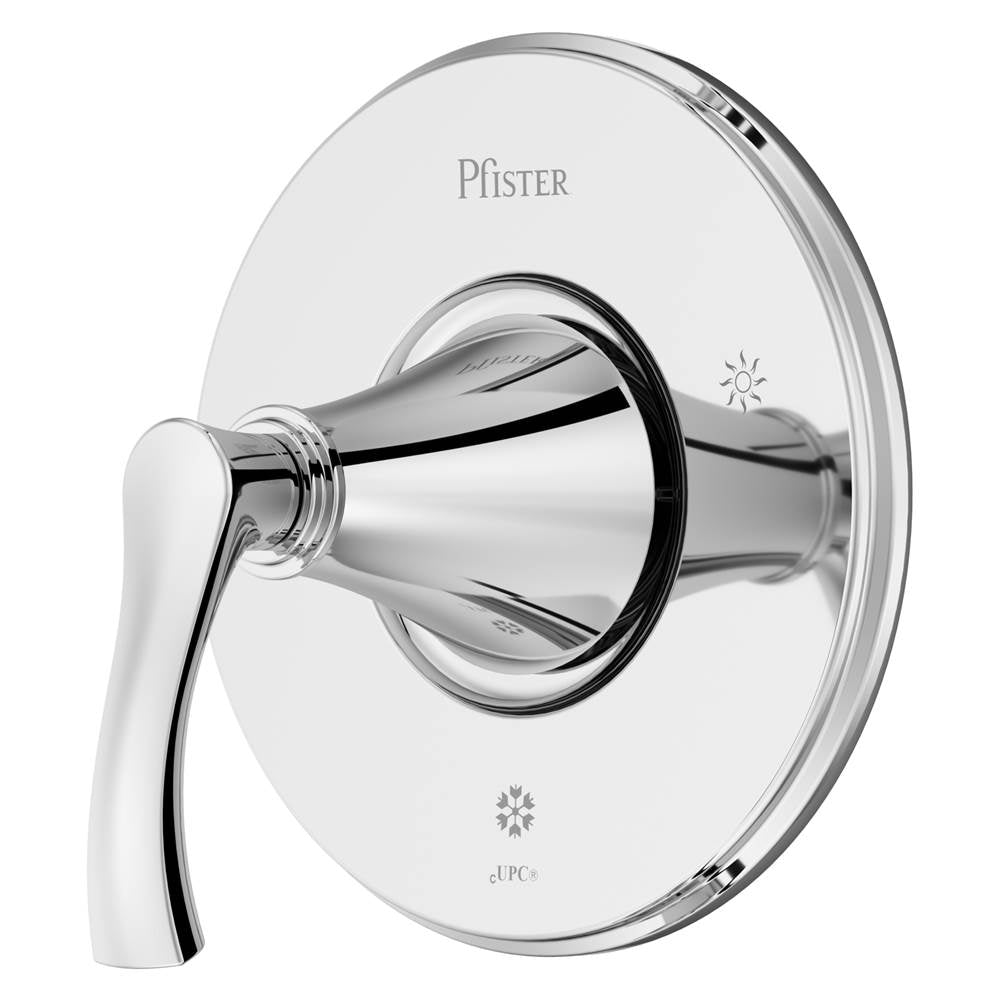 Pfister - Woodbury 1-Handle Tub & Shower Valve Only Trim Kit in Polished Chrome - Polished Chrome