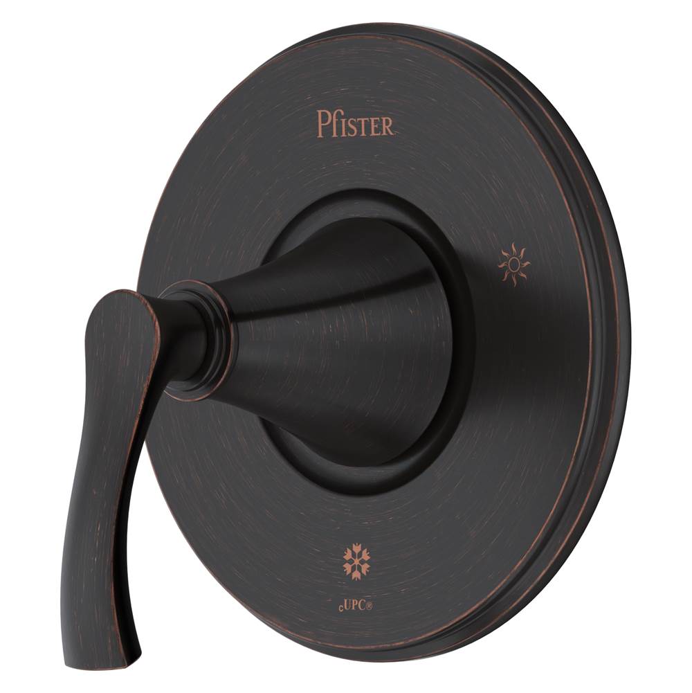 Pfister - Woodbury 1-Handle Tub & Shower Valve Only Trim Kit in Tuscan Bronze - Tuscan Bronze