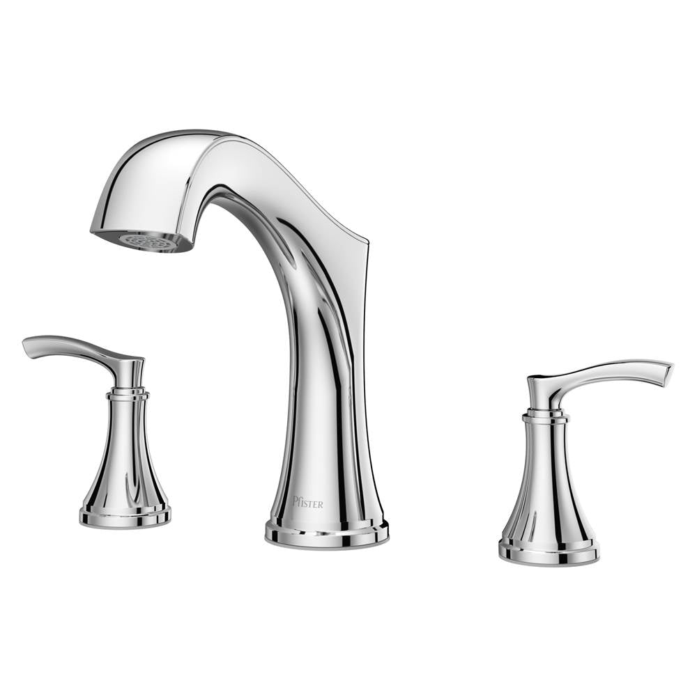 Pfister - Woodbury 2-Handle Roman Tub Trim in  Polished Chrome - Polished Chrome