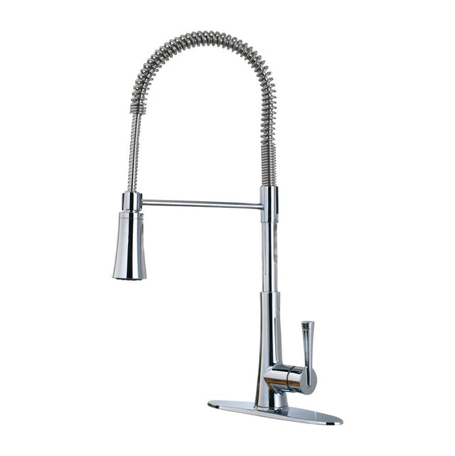Pfister - Zuri 1-Handle Pull-Down Kitchen Faucet in Polished Chrome - Polished Chrome