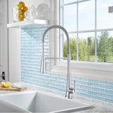 Zuri 1-Handle Pull-Down Kitchen Faucet in Polished Chrome