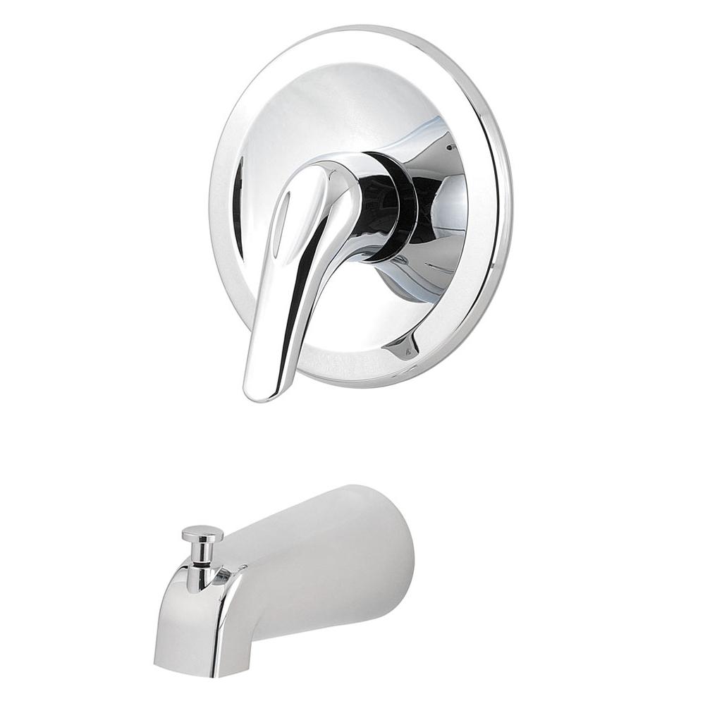 Pfister - Pfirst Series 1-Handle Non-Diverting Tub Trim in Polished Chrome - Polished Chrome